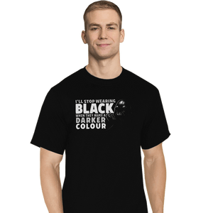 Secret_Shirts T-Shirts, Tall / Large / Black Black Tees