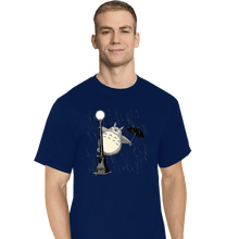 Load image into Gallery viewer, Shirts T-Shirts, Tall / Large / Navy Just Singing In The Rain
