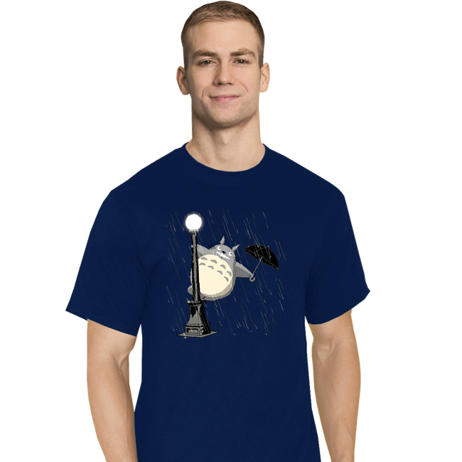 Shirts T-Shirts, Tall / Large / Navy Just Singing In The Rain