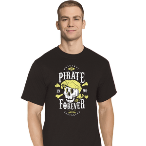 Shirts T-Shirts, Tall / Large / Black Pirate Forever