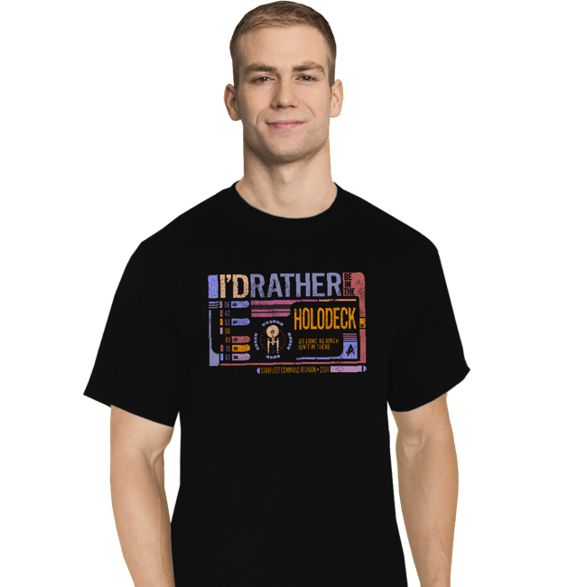 Shirts T-Shirts, Tall / Large / Black Holodeck Reunion
