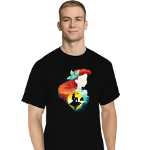 Load image into Gallery viewer, Secret_Shirts T-Shirts, Tall / Large / Black Ariel Shadows
