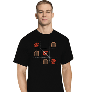 Secret_Shirts T-Shirts, Tall / Large / Black Three In A Row