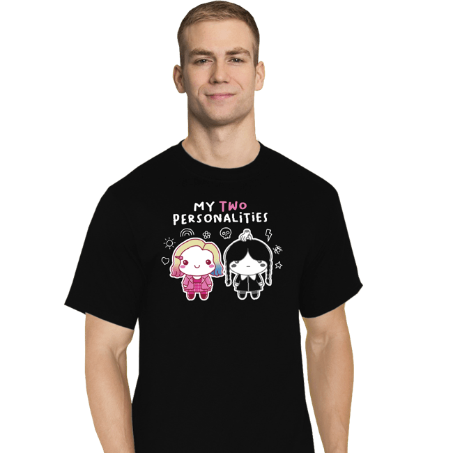 Daily_Deal_Shirts T-Shirts, Tall / Large / Black My Two Personalities