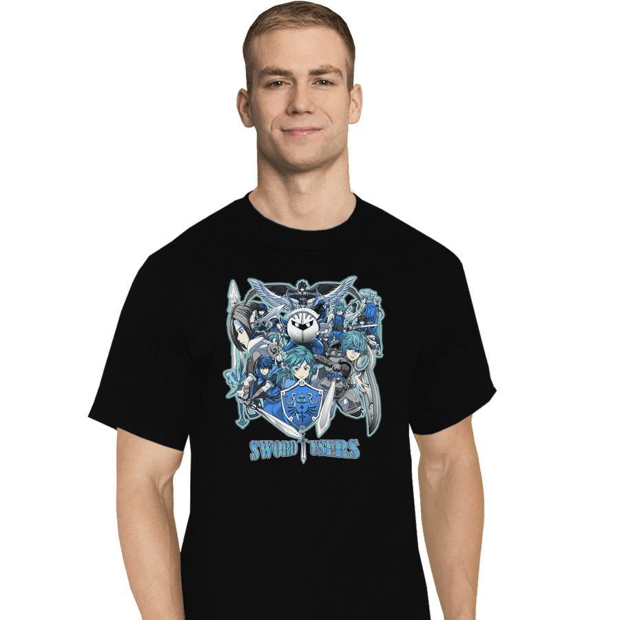 Shirts T-Shirts, Tall / Large / Black Sword Users