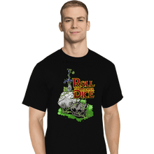 Load image into Gallery viewer, Secret_Shirts T-Shirts, Tall / Large / Black Roll The Master Dice
