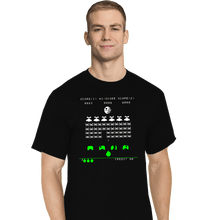 Load image into Gallery viewer, Daily_Deal_Shirts T-Shirts, Tall / Large / Black Star Invaders
