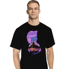 Load image into Gallery viewer, Secret_Shirts T-Shirts, Tall / Large / Black Rapunzel Shadows
