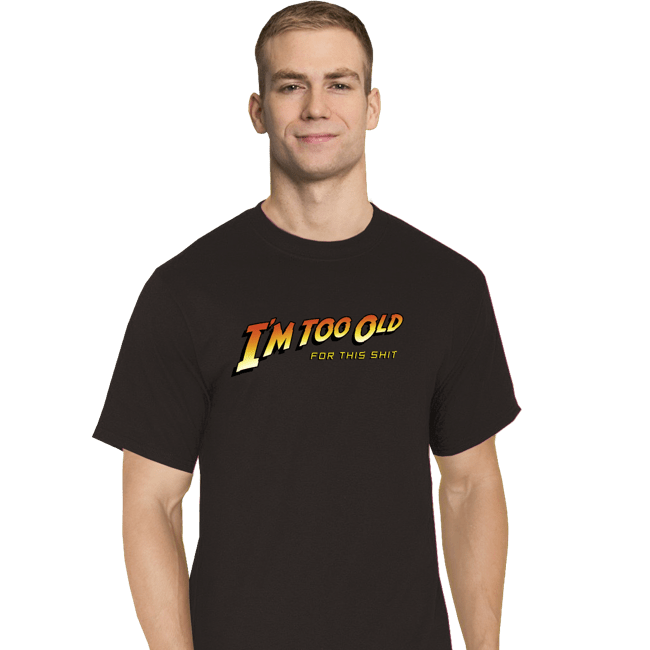 Daily_Deal_Shirts T-Shirts, Tall / Large / Black Too Old!