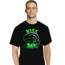Load image into Gallery viewer, Daily_Deal_Shirts T-Shirts, Tall / Large / Black Kiss Me

