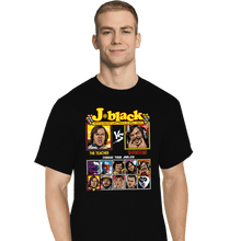 Load image into Gallery viewer, Daily_Deal_Shirts T-Shirts, Tall / Large / Black Jack Black Fighter
