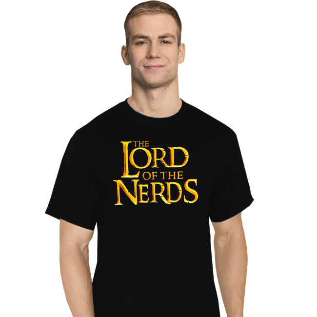 Daily_Deal_Shirts T-Shirts, Tall / Large / Black Lord Of The Nerds