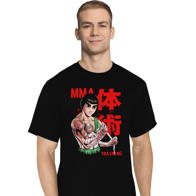 Secret_Shirts T-Shirts, Tall / Large / Black Rock Lee
