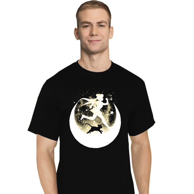 Daily_Deal_Shirts T-Shirts, Tall / Large / Black I Love My Cat To The Moon And Back!