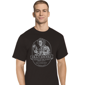Secret_Shirts T-Shirts, Tall / Large / Black Ollivander's Fine Wands