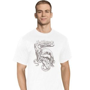 Shirts T-Shirts, Tall / Large / White Hufflepuff Don't Care