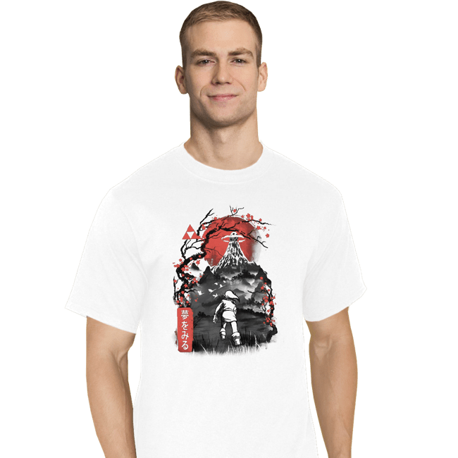 Daily_Deal_Shirts T-Shirts, Tall / Large / White Sumie Awakening