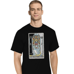 Shirts T-Shirts, Tall / Large / Black The High Priestess