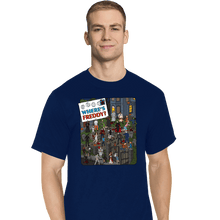 Load image into Gallery viewer, Daily_Deal_Shirts T-Shirts, Tall / Large / Navy Where&#39;s Freddy
