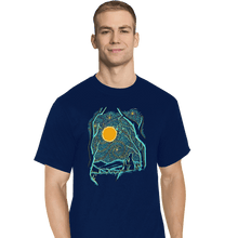 Load image into Gallery viewer, Shirts T-Shirts, Tall / Large / Navy Starry Dogs
