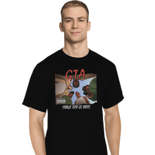 Load image into Gallery viewer, Shirts T-Shirts, Tall / Large / Black Straight Outta Los Santos
