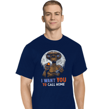 Load image into Gallery viewer, Daily_Deal_Shirts T-Shirts, Tall / Large / Navy Uncle E.T.
