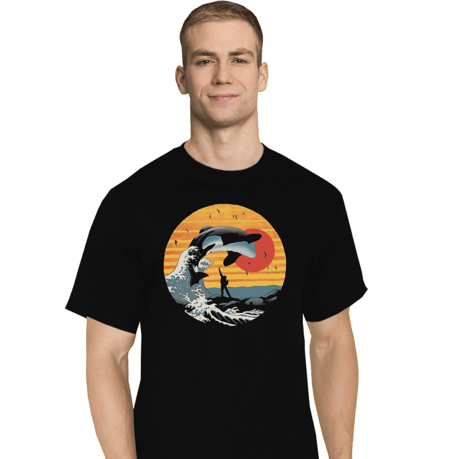 Shirts T-Shirts, Tall / Large / Black The Great Killer Whale