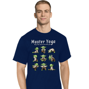 Secret_Shirts T-Shirts, Tall / Large / Navy Master Yoga!