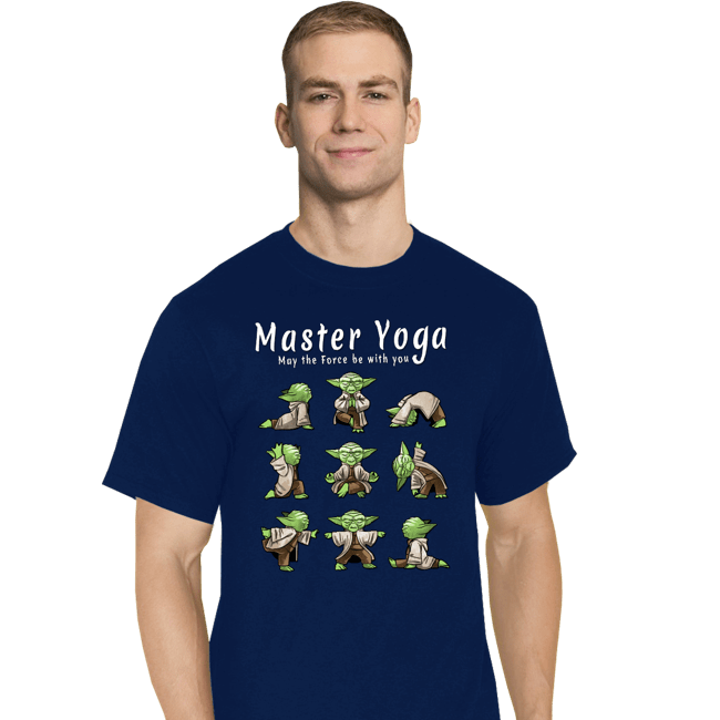Secret_Shirts T-Shirts, Tall / Large / Navy Master Yoga!