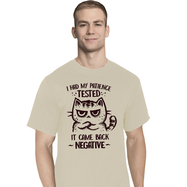 Secret_Shirts T-Shirts, Tall / Large / White I had my patience tested