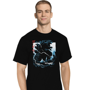 Secret_Shirts T-Shirts, Tall / Large / Black Great Kaiju