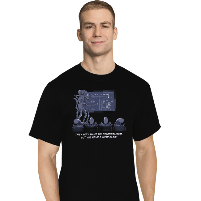 Daily_Deal_Shirts T-Shirts, Tall / Large / Black Demoralized Aliens