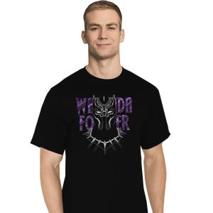 Shirts T-Shirts, Tall / Large / Black Panther Forever