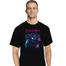 Load image into Gallery viewer, Secret_Shirts T-Shirts, Tall / Large / Black Epic Kaiju Battle
