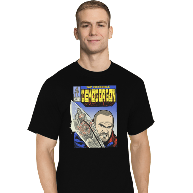 Daily_Deal_Shirts T-Shirts, Tall / Large / Black Hopper 340