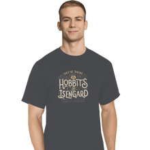 Load image into Gallery viewer, Shirts T-Shirts, Tall / Large / Charcoal Taking The Hobbits To Isengard
