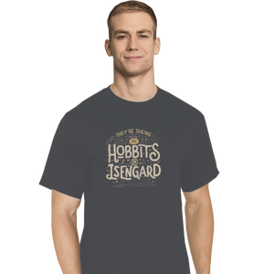 Shirts T-Shirts, Tall / Large / Charcoal Taking The Hobbits To Isengard