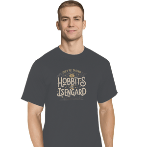 Shirts T-Shirts, Tall / Large / Charcoal Taking The Hobbits To Isengard