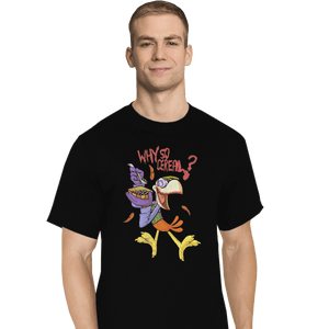Shirts T-Shirts, Tall / Large / Black Why So Cereal