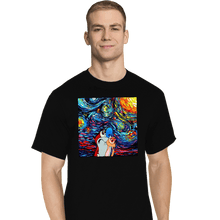 Load image into Gallery viewer, Secret_Shirts T-Shirts, Tall / Large / Black Van Gogh Never Experienced Space Madness!
