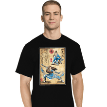 Load image into Gallery viewer, Daily_Deal_Shirts T-Shirts, Tall / Large / Black Water Tribe Master Woodblock
