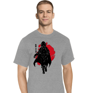 Shirts T-Shirts, Tall / Large / Sports Grey Crimson Sano