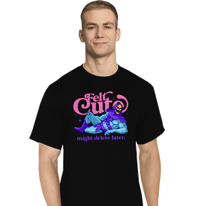 Secret_Shirts T-Shirts, Tall / Large / Black Felt Cute!