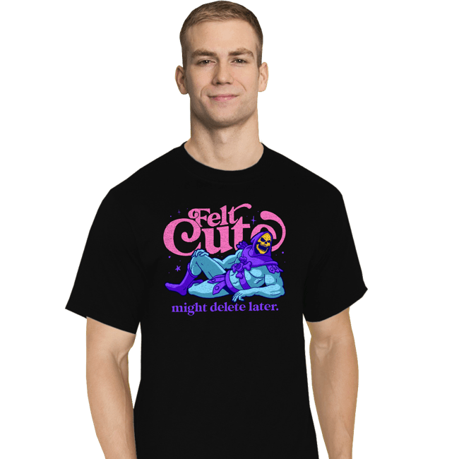 Secret_Shirts T-Shirts, Tall / Large / Black Felt Cute!