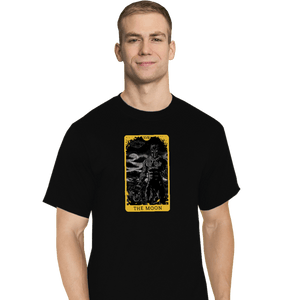 Shirts T-Shirts, Tall / Large / Black Tarot The Moon