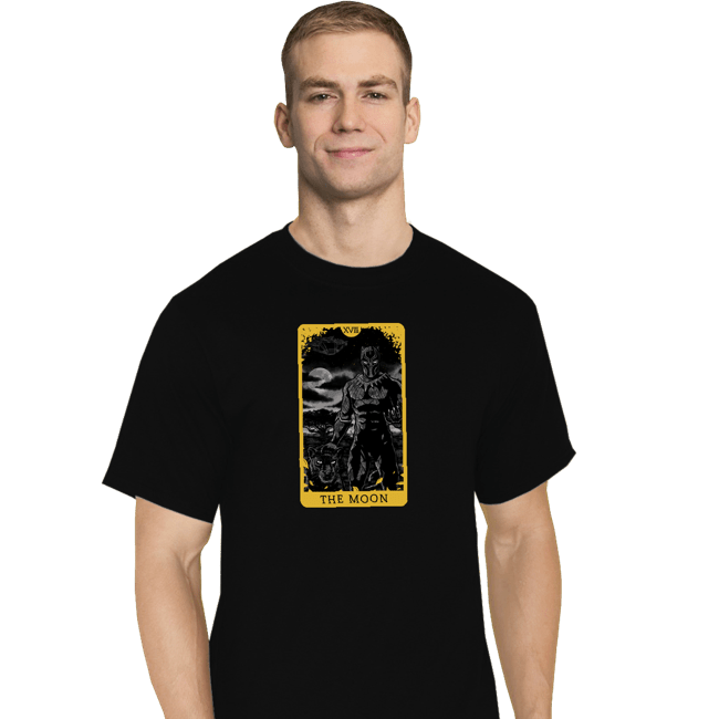 Shirts T-Shirts, Tall / Large / Black Tarot The Moon