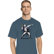 Load image into Gallery viewer, Daily_Deal_Shirts T-Shirts, Tall / Large / Indigo Blue Touchdown
