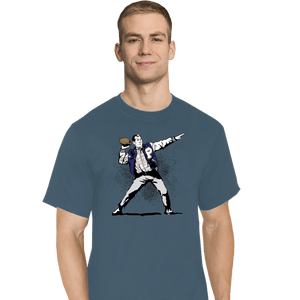 Daily_Deal_Shirts T-Shirts, Tall / Large / Indigo Blue Touchdown