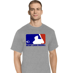 Shirts T-Shirts, Tall / Large / Sports Grey Mutant League Baseball