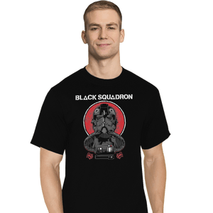 Shirts T-Shirts, Tall / Large / Black Black Squadron